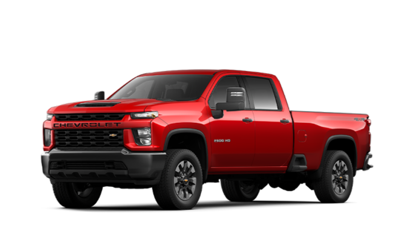 2021 Chevrolet Silverado 2500 Crew Cab Long Box Custom Red Hot