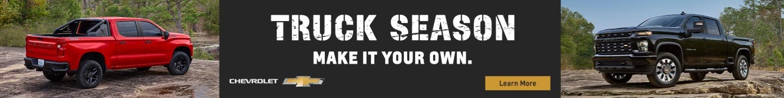 Truck Season. $1,000 Accessory Allowance toward the purchase or lease of a new Silverado 1500, Silverado HD or Colorado with eligible accessories.