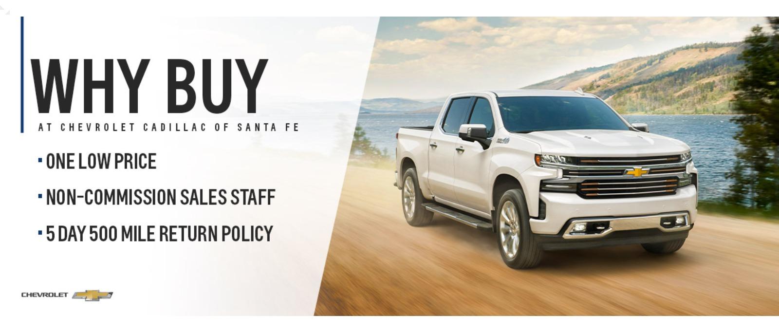 New & Used Cars, Auto Repair Shop At Chevrolet of Santa Fe Serving In