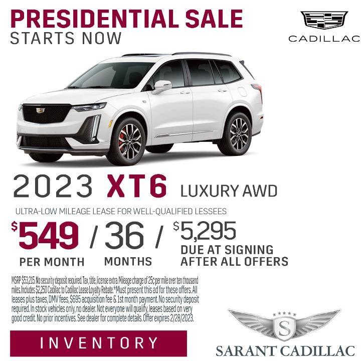 Sarant Cadillac is a FARMINGDALE Cadillac dealer and a new car and used