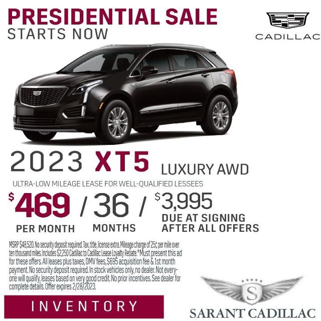 Sarant Cadillac is a FARMINGDALE Cadillac dealer and a new car and used
