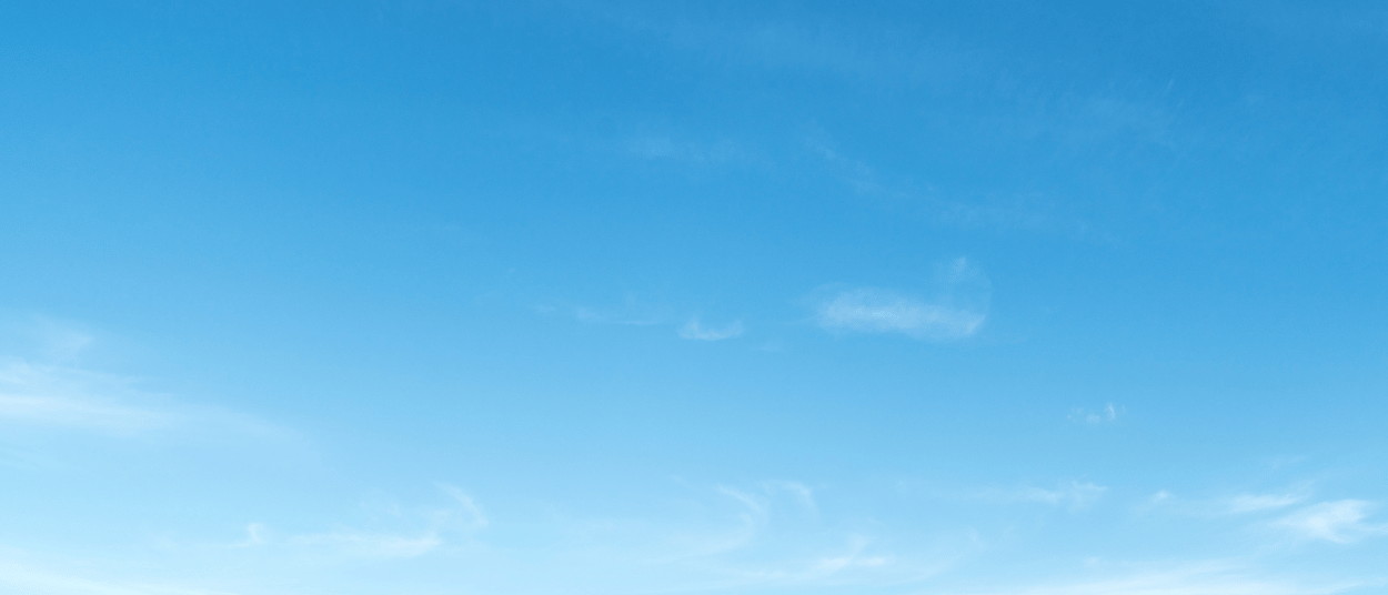 Blue sky on a sunny day