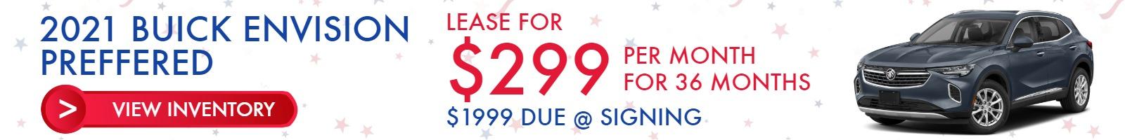 "$299 for 36 Months with $1999 Due @ Signing
