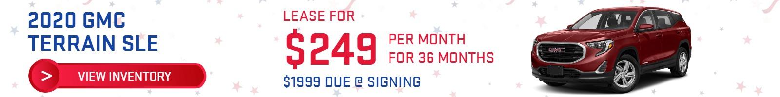 $249 for 36 Months with $1999 Due @ Signing