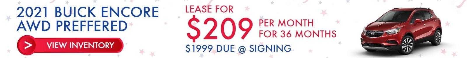 $209 for 36 Months with $1999 Due @ Signing
