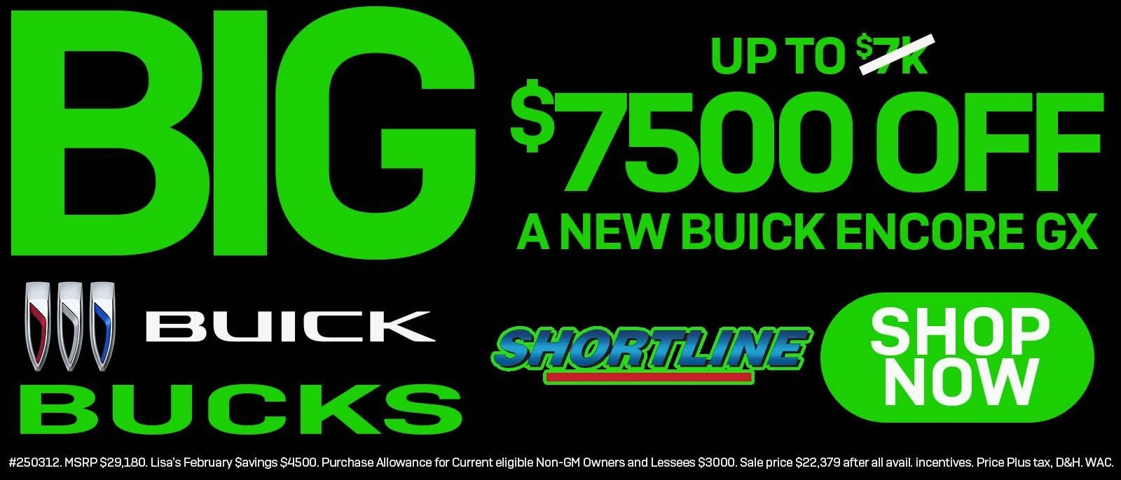 View Buicks on sale in Denver at Shortline Buick