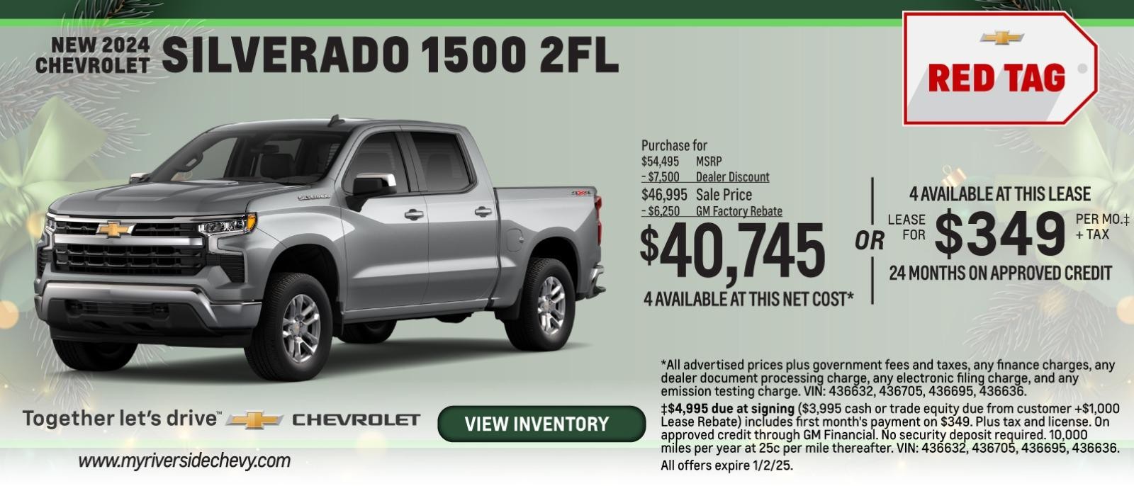 NEW 2024 CHEVROLET SILVERADO 1500 2LF