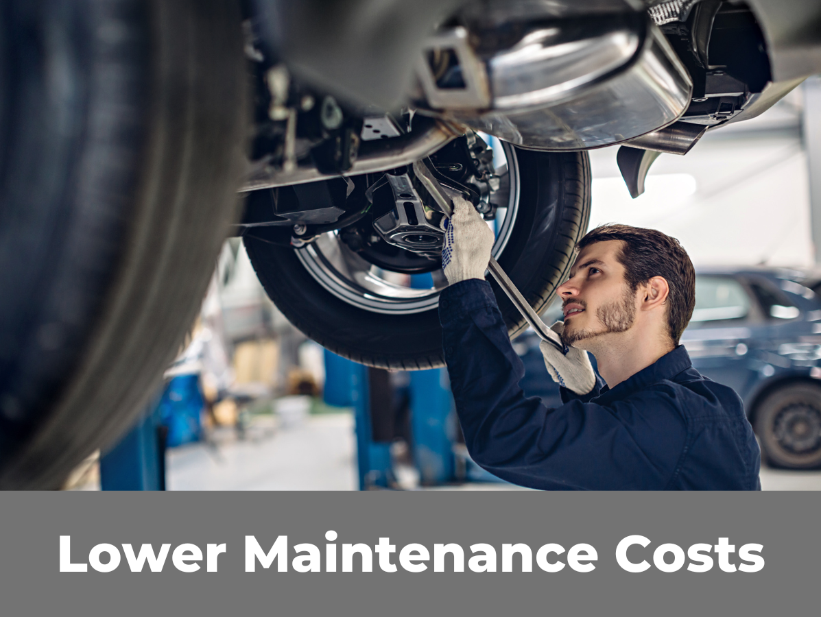 NO REPAIR COSTS LOW MAINTENANCE