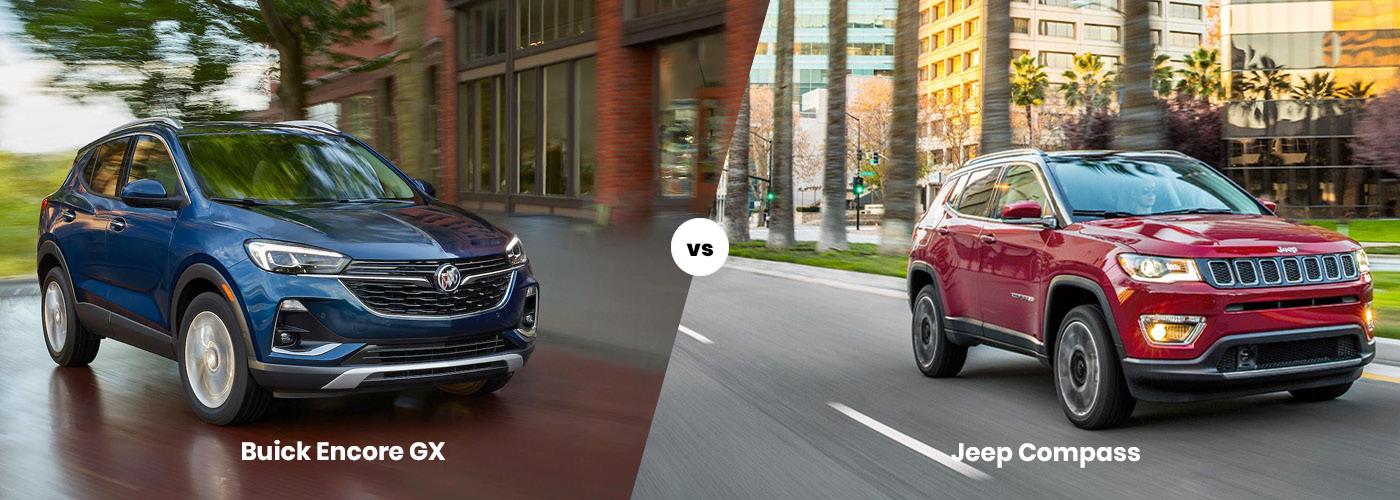 2021 Buick Encore GX vs. 2021 Jeep Compass Star Buick GMC