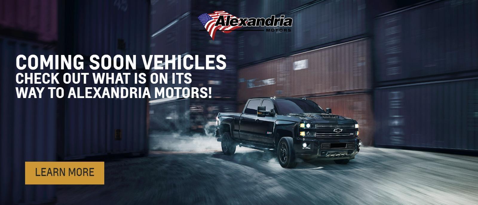 Alexandria Motors is a ALEXANDRIA Chevrolet dealer and a new car and