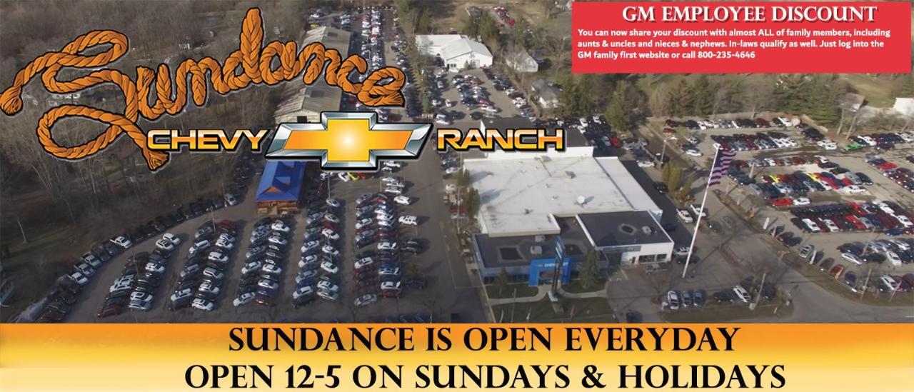 Sundance Chevrolet in GRAND LEDGE Your Lansing and Dewitt Chevrolet