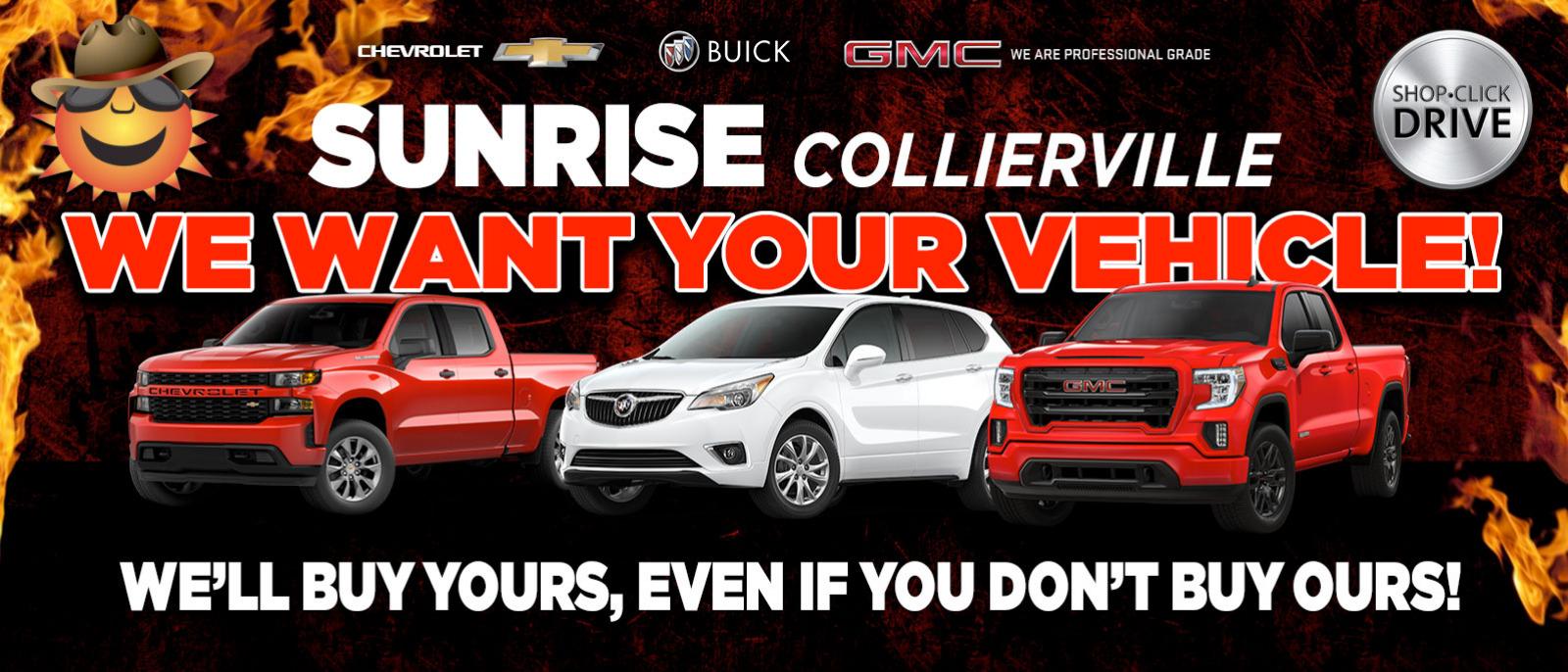 Your Ideal Vehicle Dealer - Sunrise Chevrolet Buick GMC at Collierville