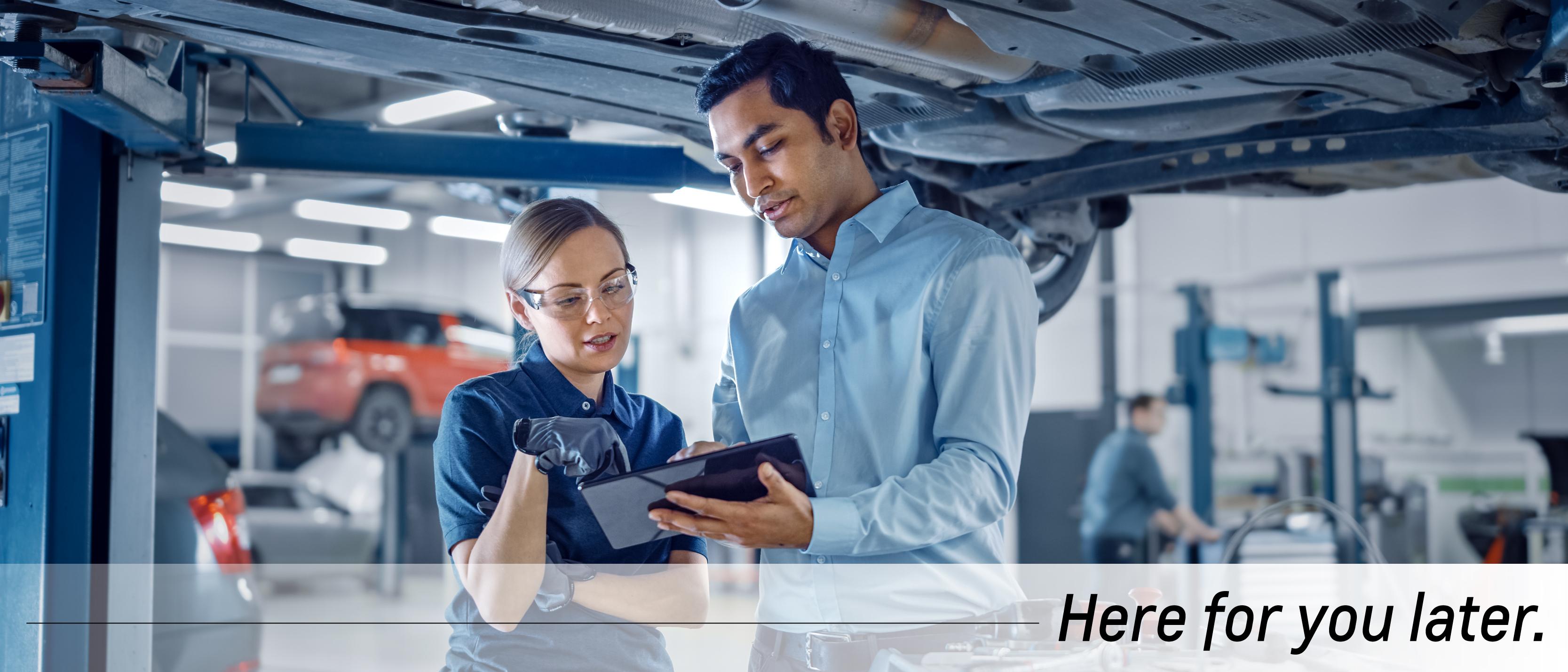 Image showing mechanic smiling. Image showing mechanic smiling.