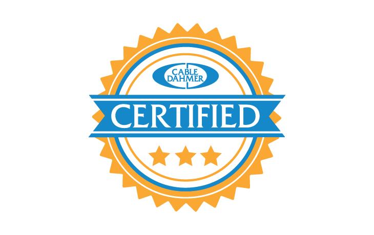 Cable Dahmer Certified Logo Cable Dahmer Certified Logo