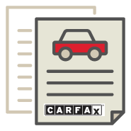 Review of your vehicle’s record through the Carfax Vehicle History Report