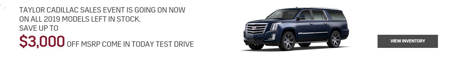 2019 New Cadillac Models
