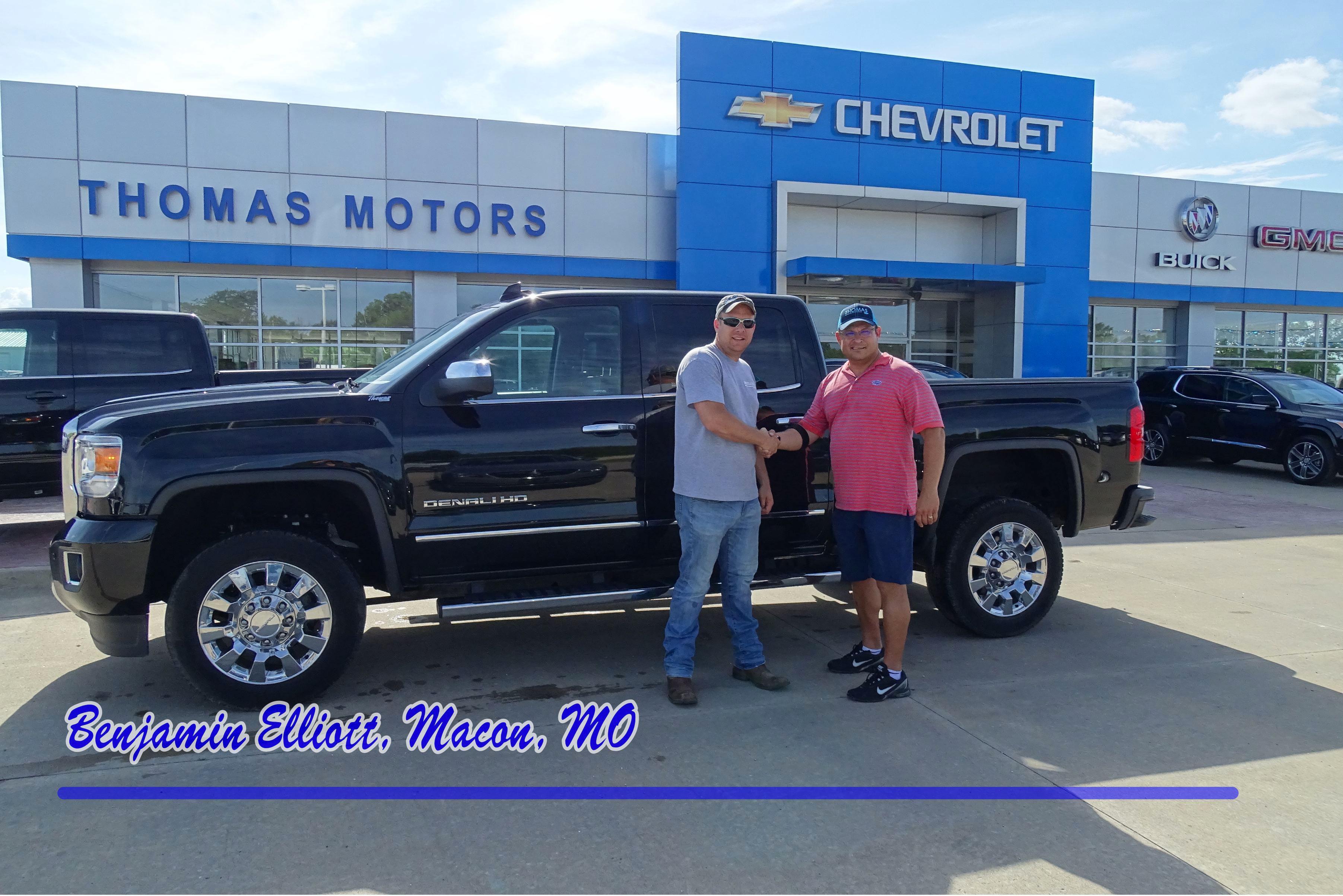 Thomas Motors is a MOBERLY Buick, Chevrolet, GMC dealer and a new car