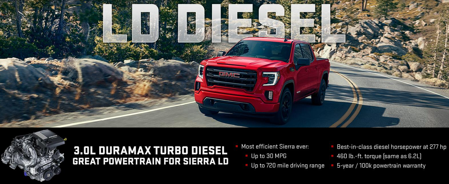 2020 GMC SIERRA 1500 NEW DURAMAX TURBO-DIESEL FOR