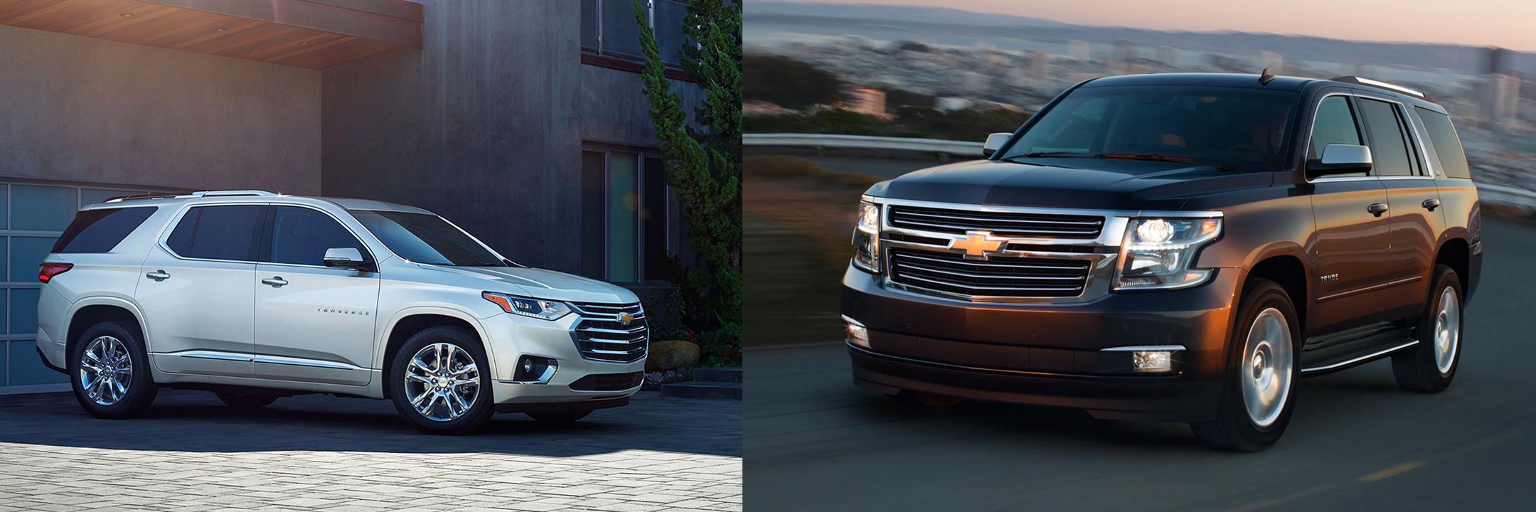 Chevy Tahoe vs. Traverse How Much SUV Do I Need? Turnpike Chevrolet