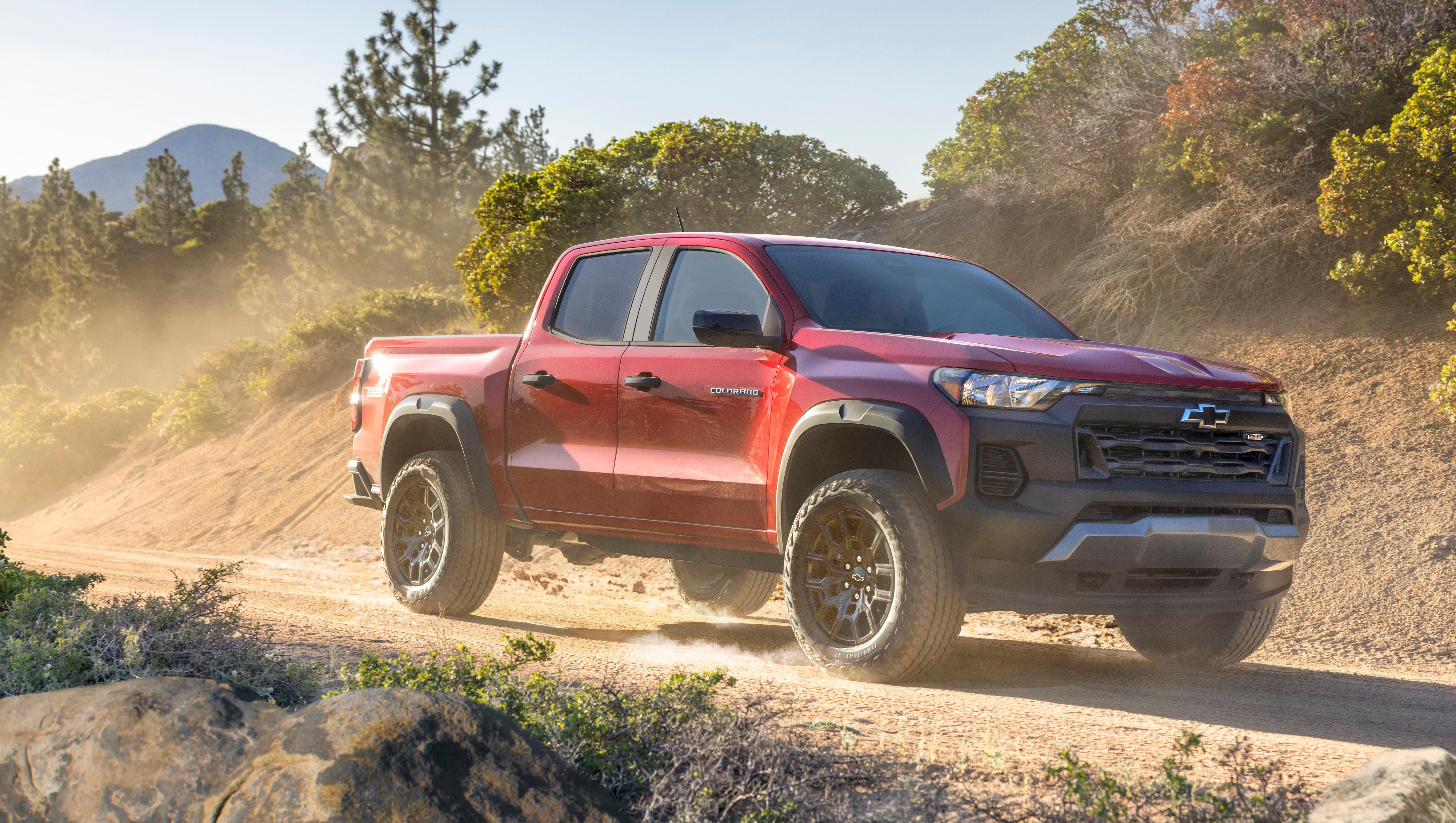 2023 Chevrolet Colorado on Dirt Road