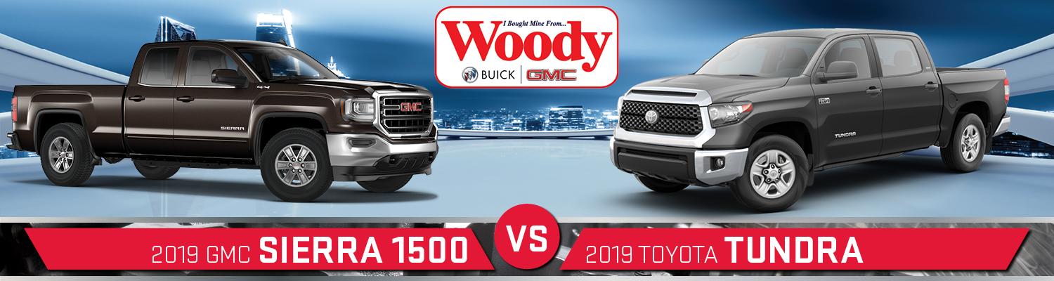 2019 Gmc Sierra 1500 Vs Toyota Tundra Woody Buick Gmc