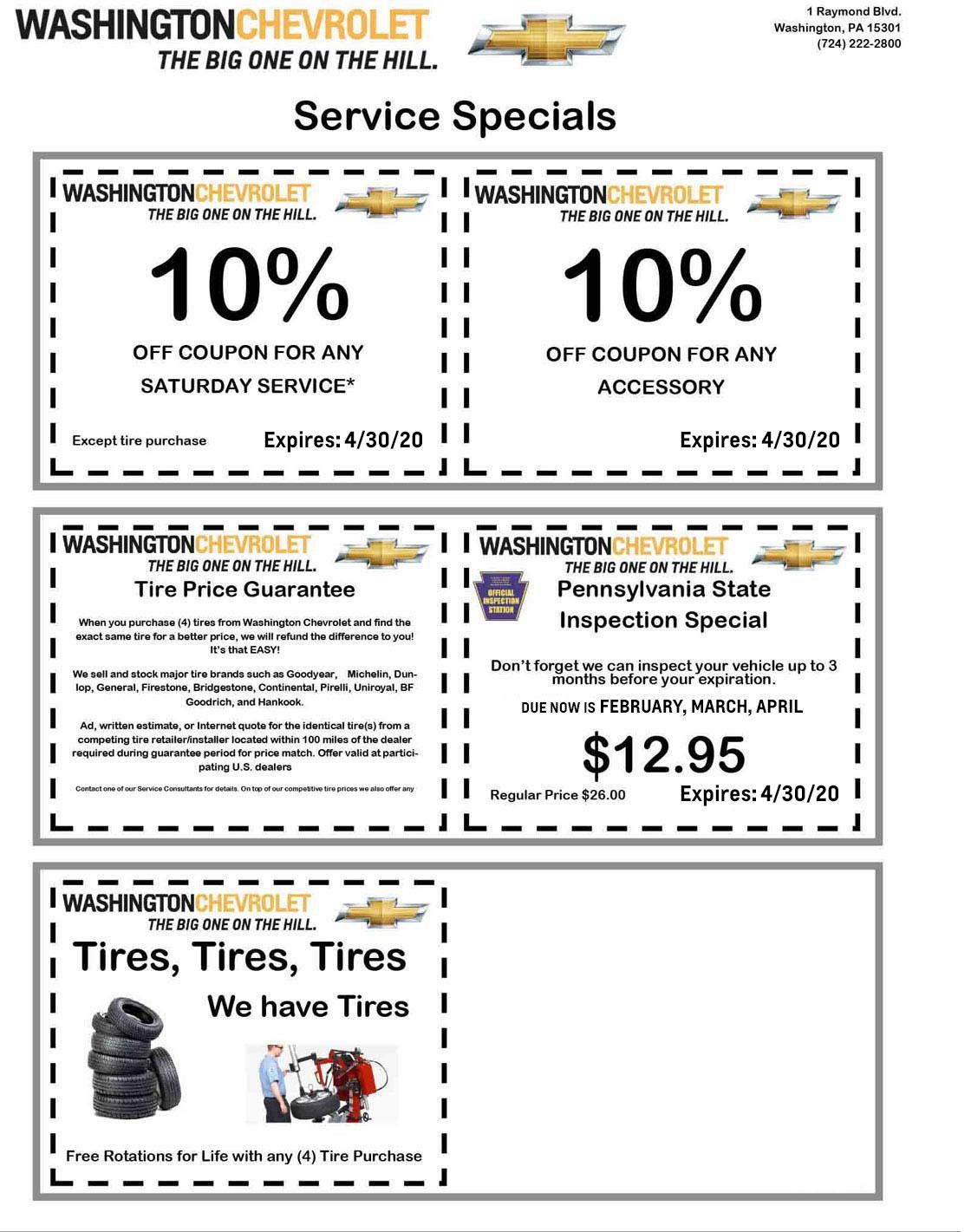 Chevrolet accessories coupon code discount