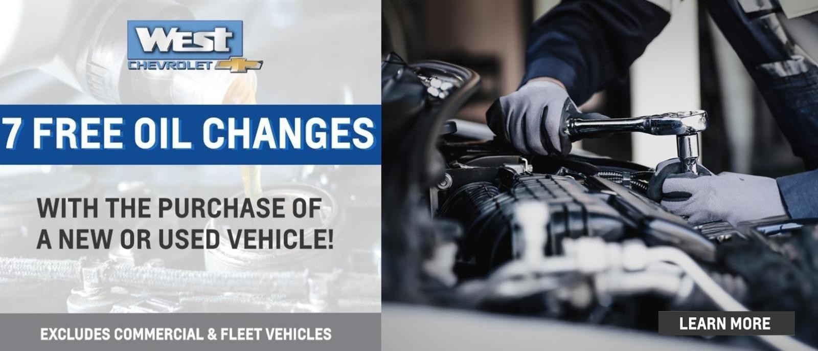 7 Free Oil Changes