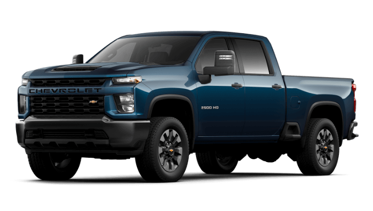 2022 Chevy Silverado 2500 HD Custom Exterior- Northsky Blue