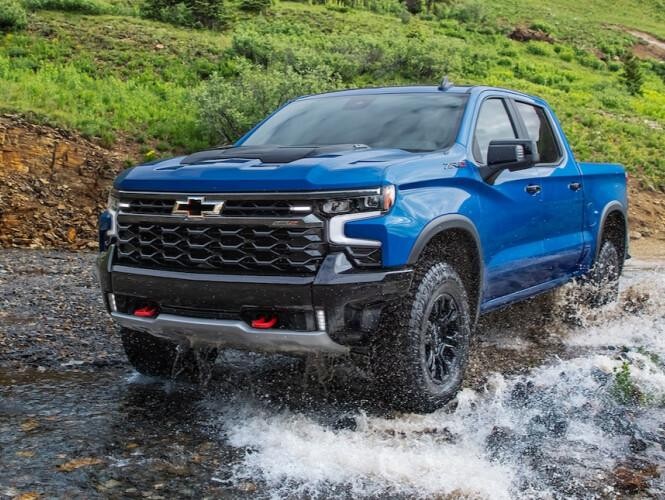 2023 Chevrolet Silverado ZR2 in blue exterior 