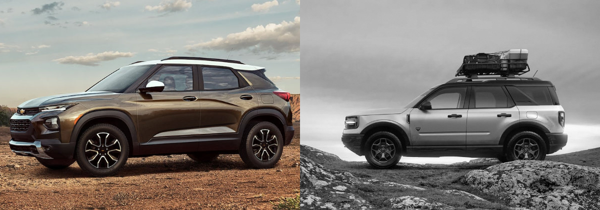 2022 Chevrolet Trailblazer vs 2022 Ford Bronco Sport