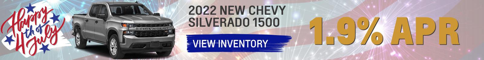 2022 SILVERADO 1500. 1.9% APR.