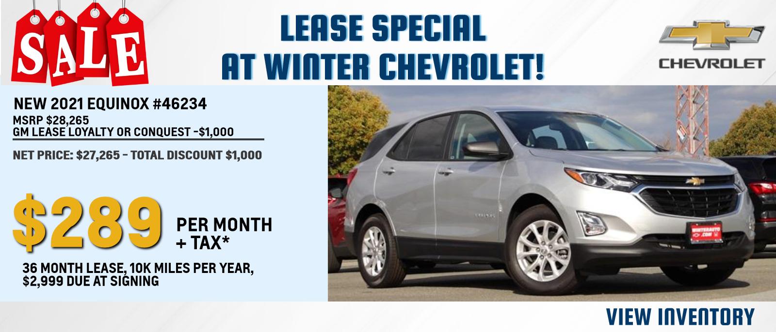 Winter Chevrolet Lease Deals Bay Area Chevy in PITTSBURG