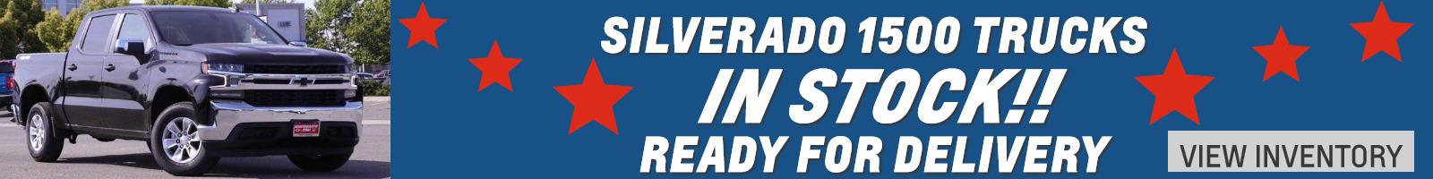 SILVERADO 1500 IN STOCK READY FOR DELIVERY.