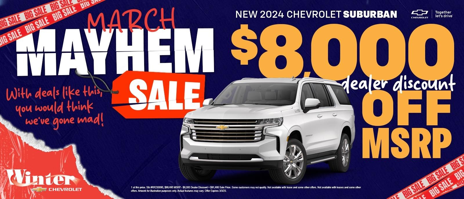 New 2024 Chevrolet Suburban | Savings |