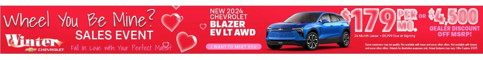 New 2024 Chevrolet Blazer EV | Savings | Feb