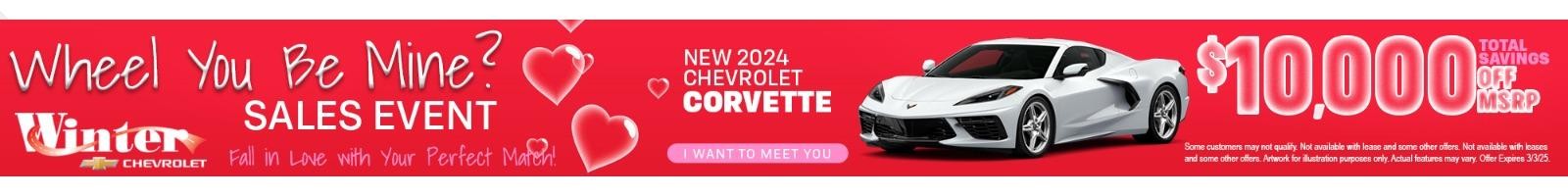 New 2024 Chevrolet Corvette | Savings | Feb