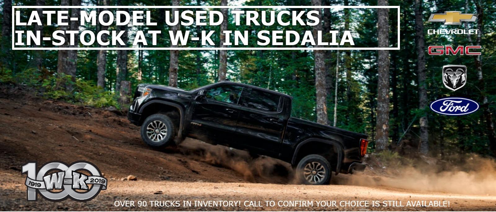 New Chevy, Buick, GMC, Cadillac Dealership in Sedalia, MO WK Chevy