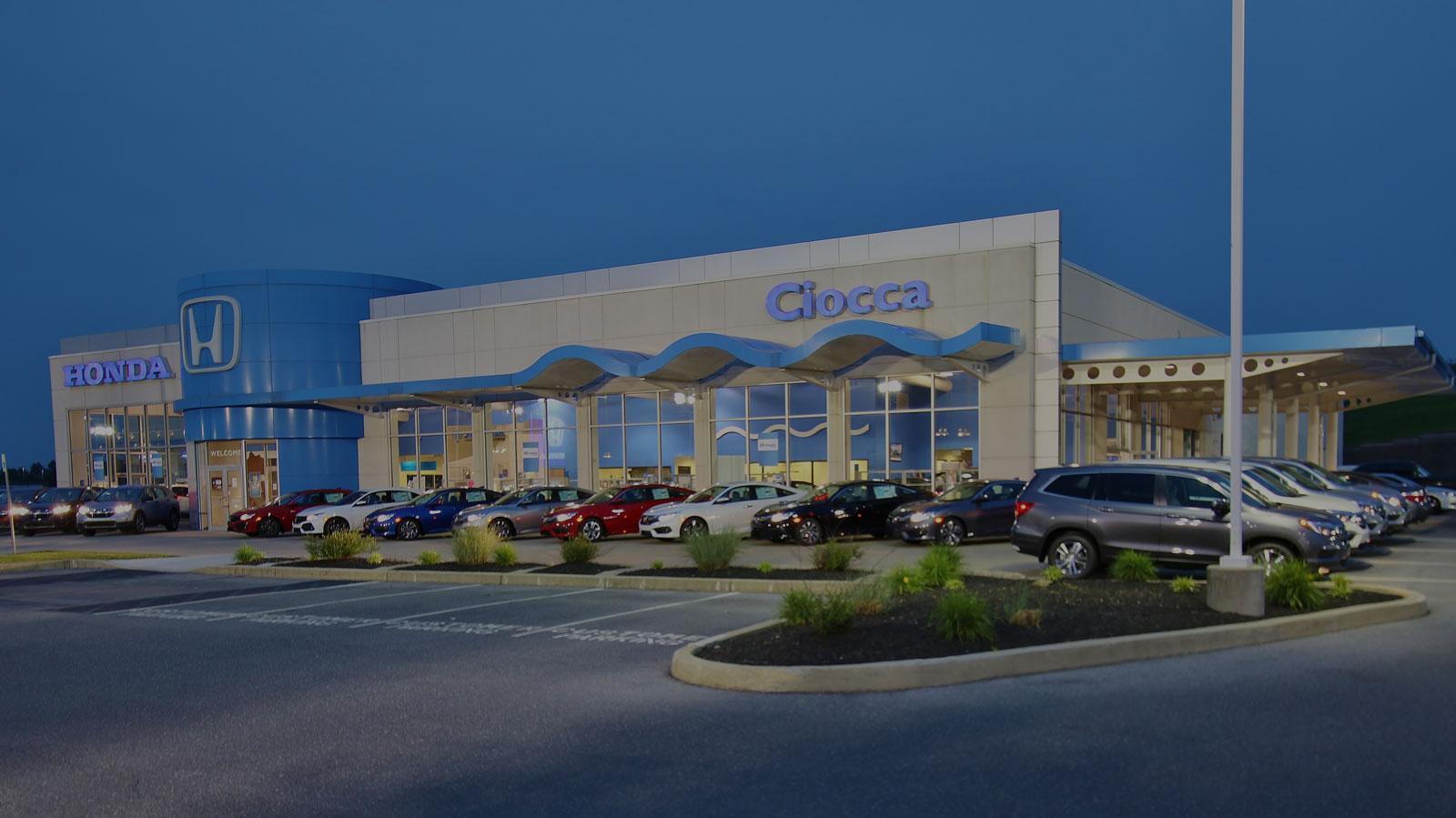 Ciocca Dealership storefront exterior