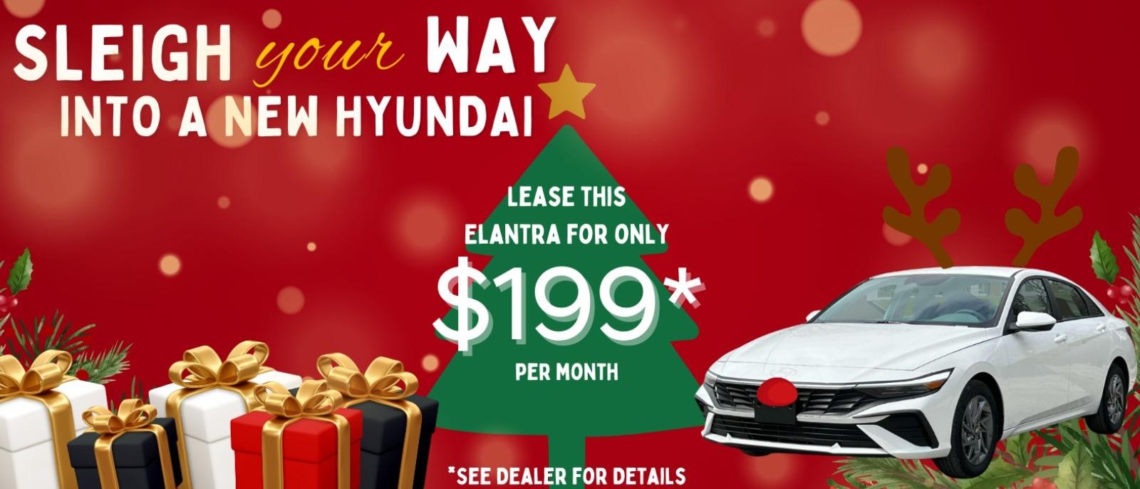 Lease this Elantra For Only $199* Per Month