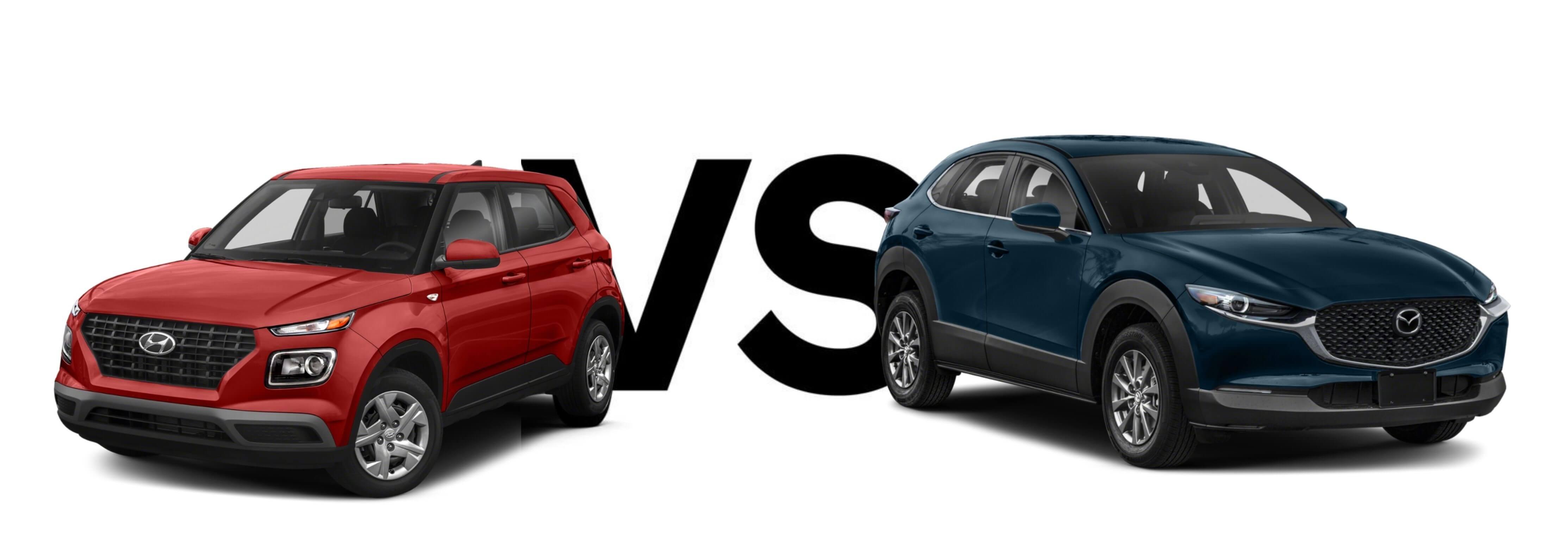 Compare the Hyundai Venue vs Mazda CX-30 - Webb Hyundai in Highland