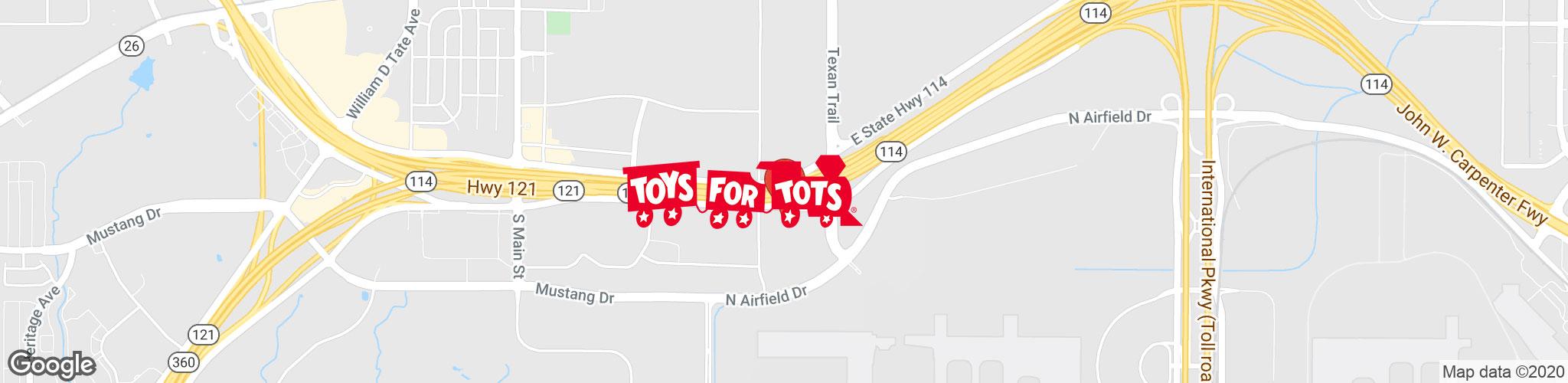 Toys for Tots Map