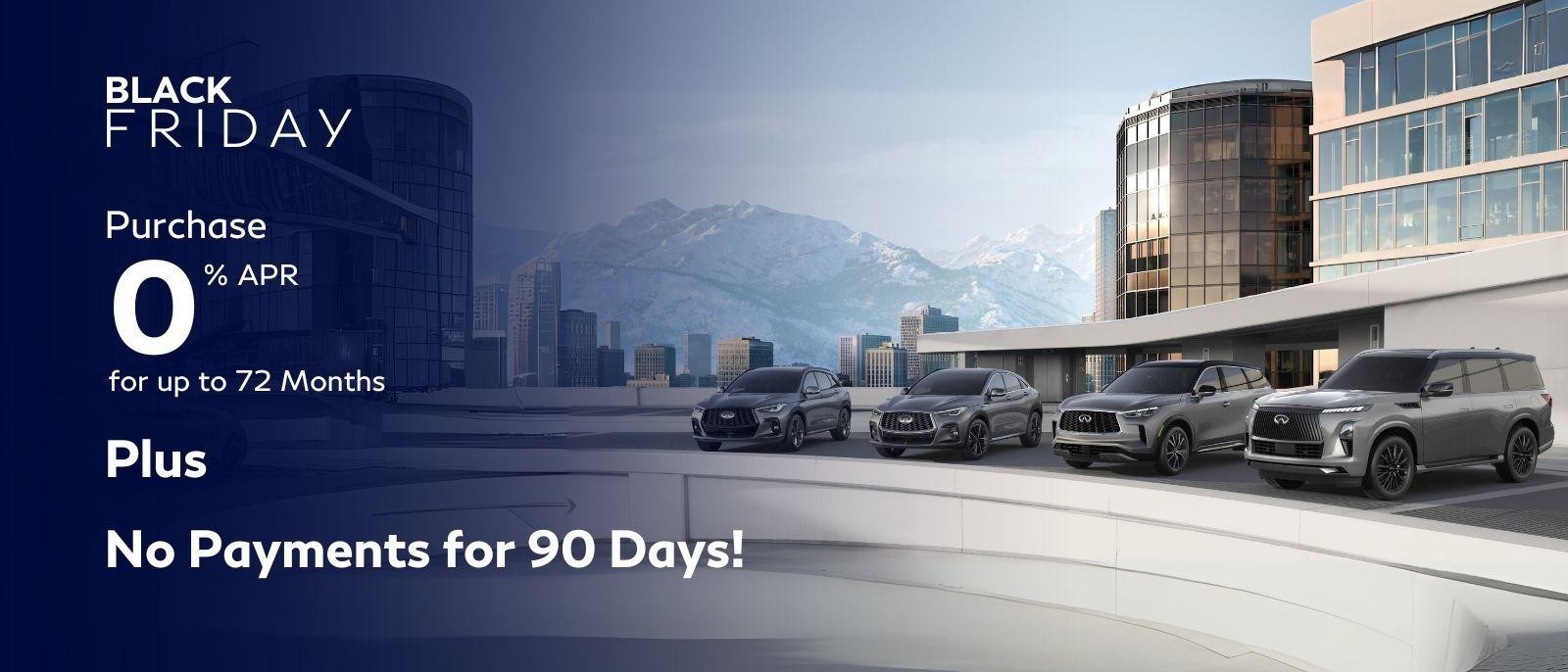 0% APR for 72 months Plus No payments for 90 days