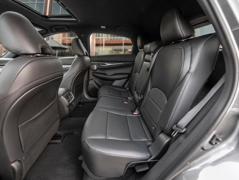 2023 QX55 Interior Rear Passenger Seating