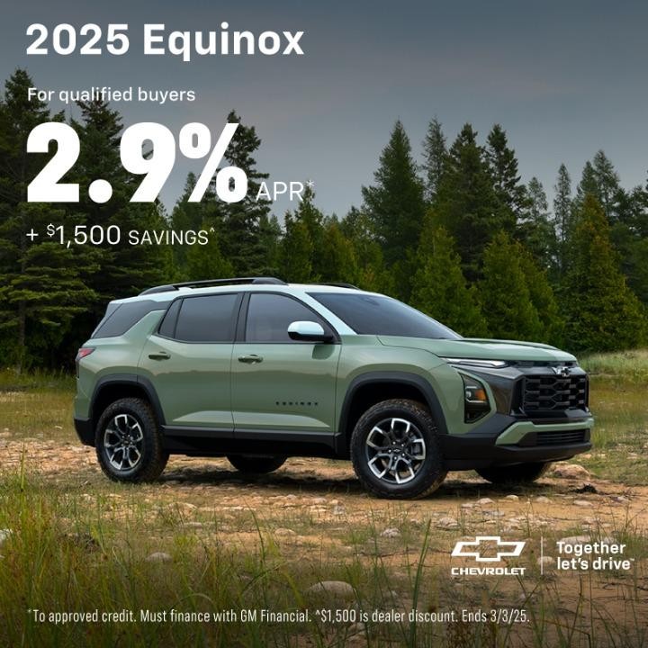 2024 Chevy Equinox 0% APR + $1,500 Savings