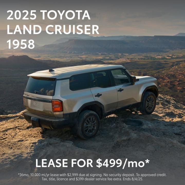 2025 Toyota Land Cruiser 1958 Lease for $499/mo