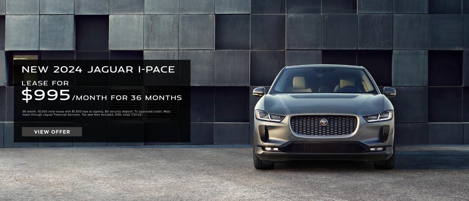 2024 Jaguar I-Pace |  Lease for $995/mo for 36 months