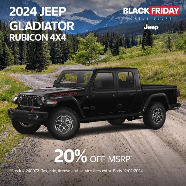 2024 Jeep Gladiator Rubicon 4*4 20%OFF MSRP