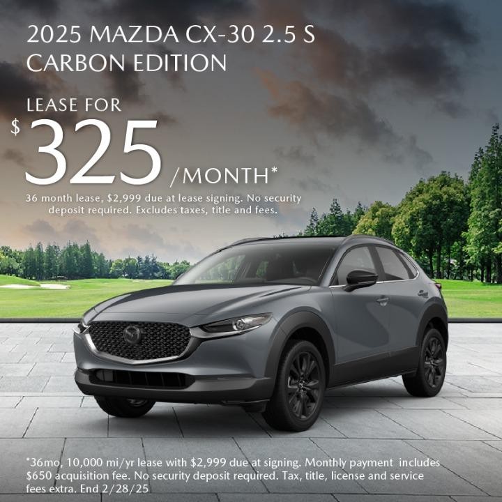 2025 Mazda cx-30 Lease for $325 per month