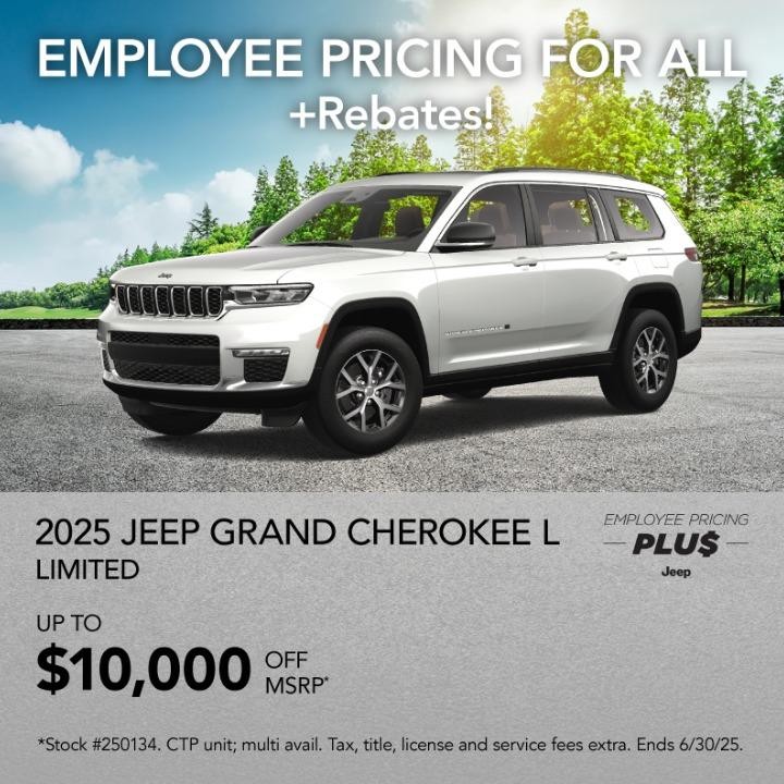 2023 Jeep Grand Cherokee upto $10,000 off msrp