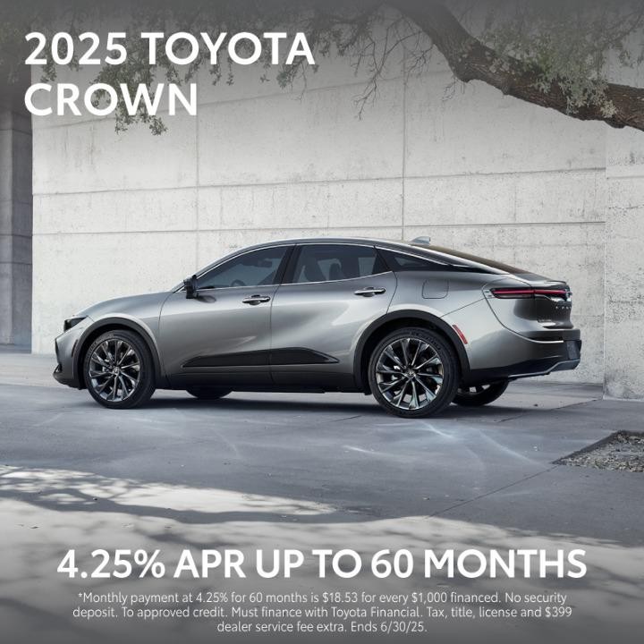 2025 Toyota crown| 4.25%APR up to 60 months